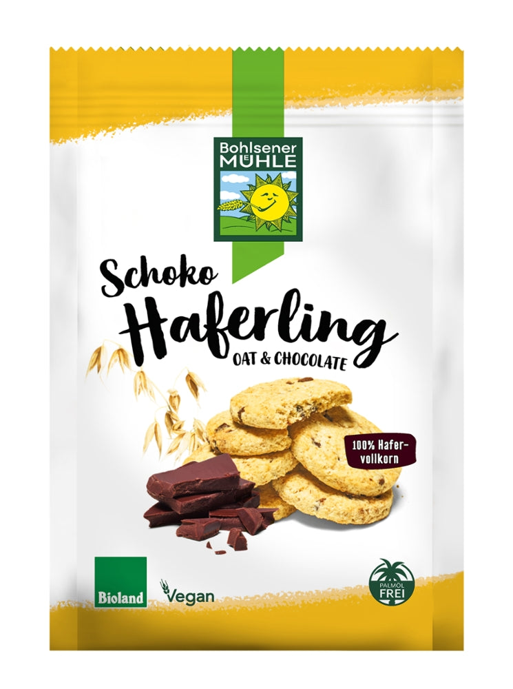 BOHLSENER MÜHLE-Schoko Haferlinge oat & Chocolate-125g