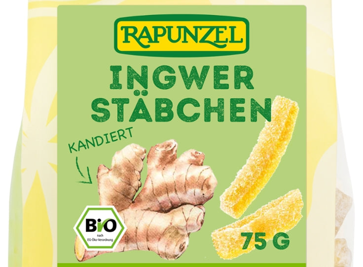 RAPUNZEL-Ingwerstäbchen-Kandiert-75g