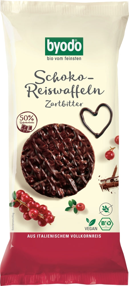 BYODO-Schoko Reiswaffeln Zartbitter-65g