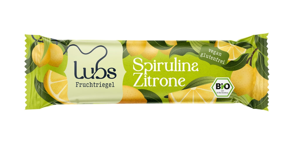 LUBS-Spirulina Zitrone Fruchtregel-Vegan-30g