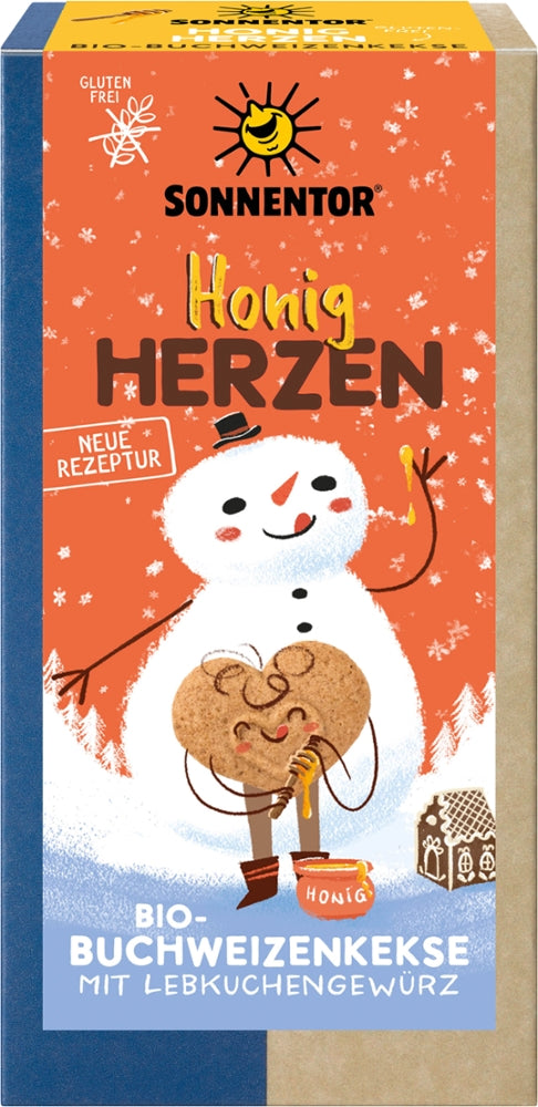 SONNENTOR-Honig Herzen Buchweizenkekse-100g