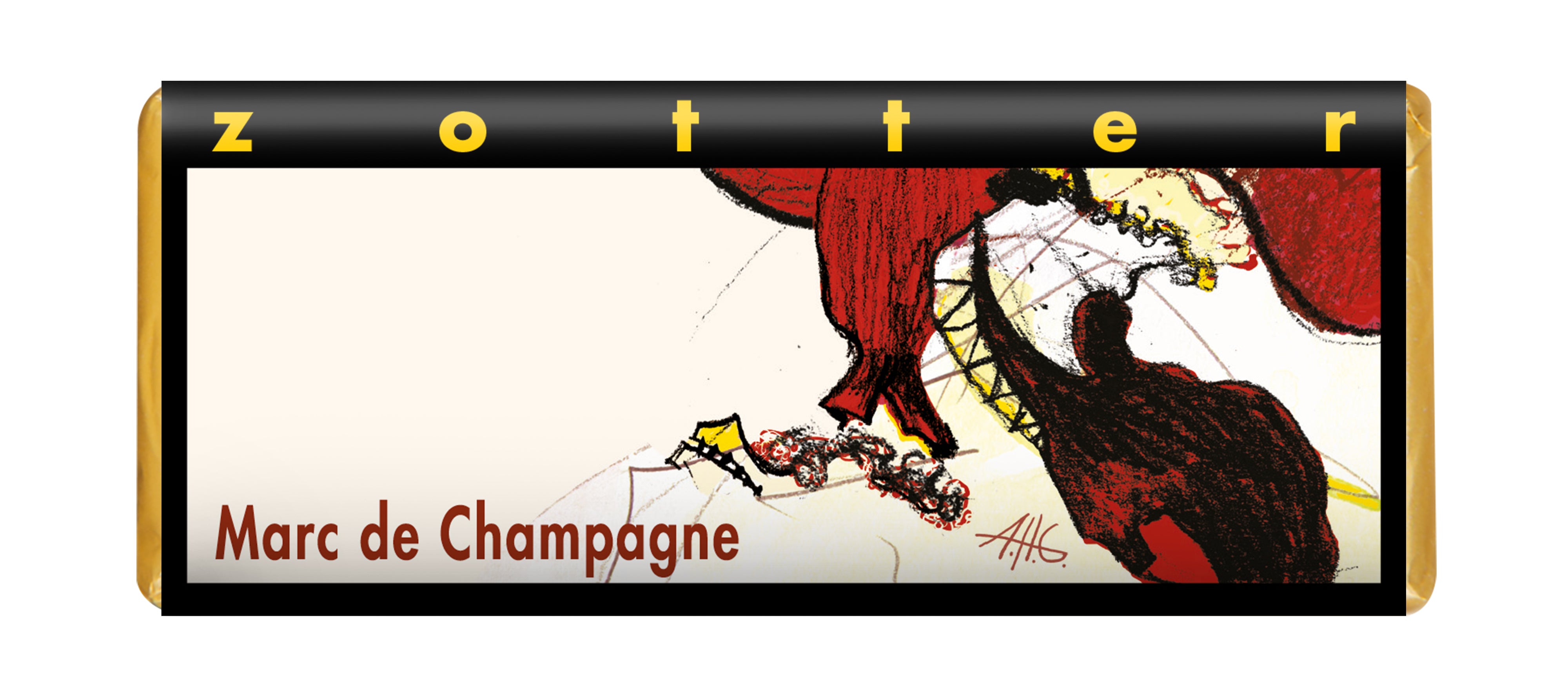 ZOTTER Marc de Champagne - 70 g