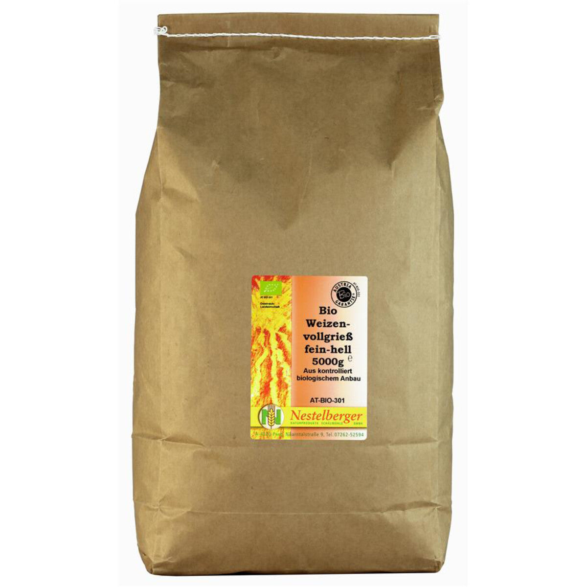 NESTELBERGER Weizenvollgrieß fein - 5 kg